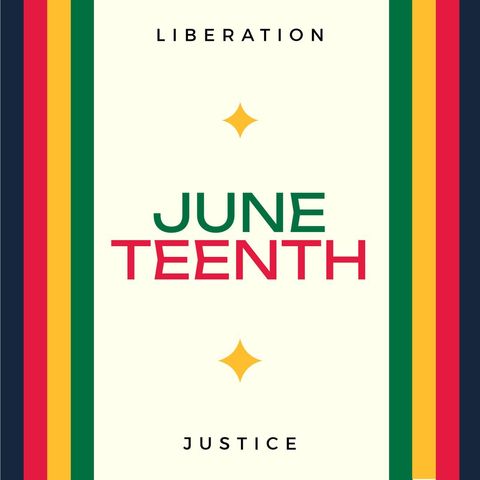 juneteenth celebration poster with colorful stripes - Download Free Stock Templates Pikwizard.com