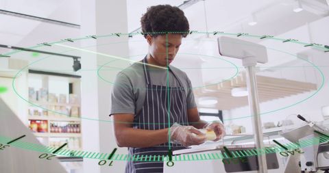 Technology Enhances Grocery Shop Experience