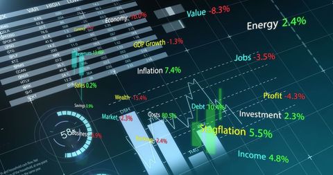 Analyzing Global Finance Trends with High-Tech Data Visualization - Download Free Stock Images Pikwizard.com