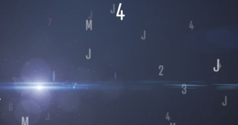 Dynamic Flow of Alphanumeric Characters in Digital Blue Atmosphere - Download Free Stock Images Pikwizard.com