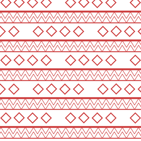 red geometric tribal pattern on transparent background - Download Free Stock Videos Pikwizard.com