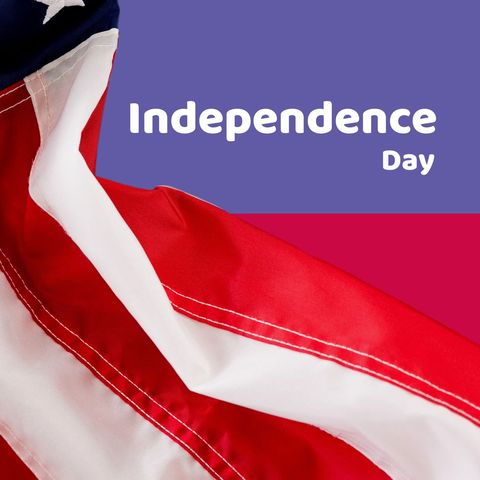 american flag with independence day typography design - Download Free Stock Templates Pikwizard.com