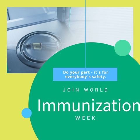 World Immunization Week Awareness and Prevention - Download Free Stock Templates Pikwizard.com