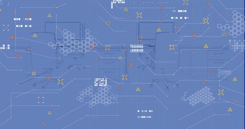 Futuristic Office Concept with Digital Circuitry - Download Free Stock Images Pikwizard.com