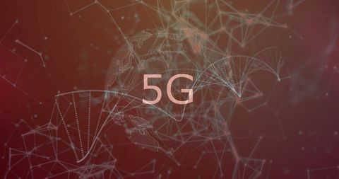 5G Network Concept with Digital Globe Overlay - Download Free Stock Images Pikwizard.com