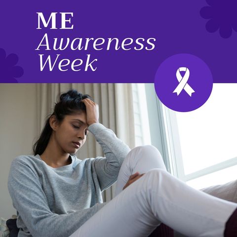 me awareness week representation, highlighting fatigue and need for awareness - Download Free Stock Templates Pikwizard.com