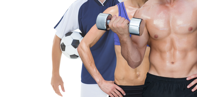 Transparent Midsection of Diverse Athletes Focused on Fitness and Sports - Download Free Stock Videos Pikwizard.com