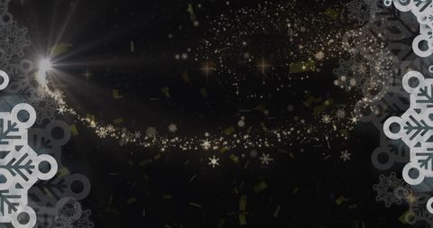 Magical Christmas Celebrations with Bright Shooting Star - Download Free Stock Images Pikwizard.com