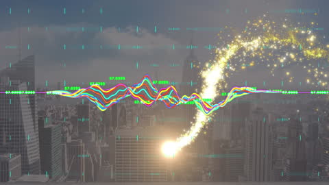 Digital Data Processing in Urban Skyline