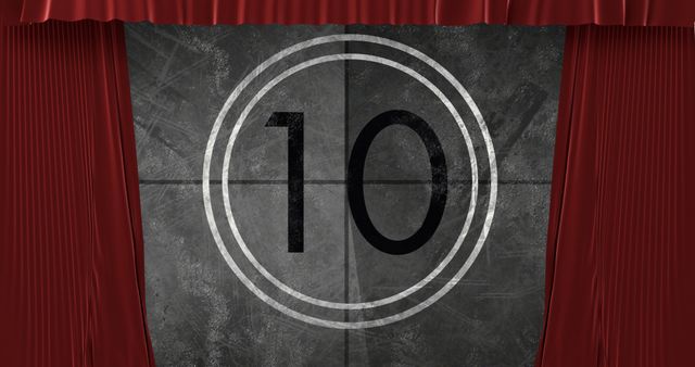 Classic Theatre Curtain Opening with Countdown Animation - Download Free Stock Images Pikwizard.com