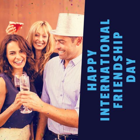 joyful celebration with friends on international friendship day - Download Free Stock Templates Pikwizard.com
