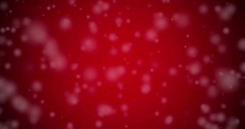 Festive Red Holiday Background with Falling Snow