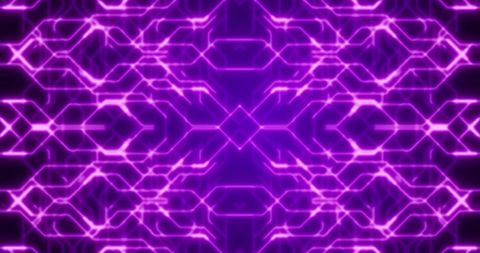 Purple Neon Circuit Rhythms Seamless Abstract Pattern - Download Free Stock Images Pikwizard.com