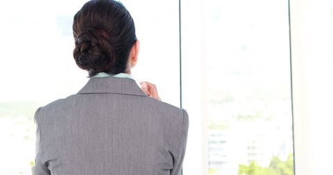 Businesswoman Contemplating Future Opportunities in Office - Download Free Stock Images Pikwizard.com