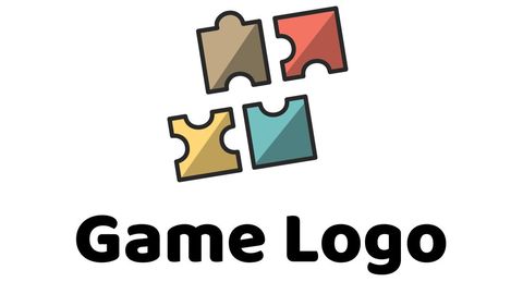 Colorful Jigsaw Puzzle Logo Symbolizing Teamwork - Download Free Stock Templates Pikwizard.com