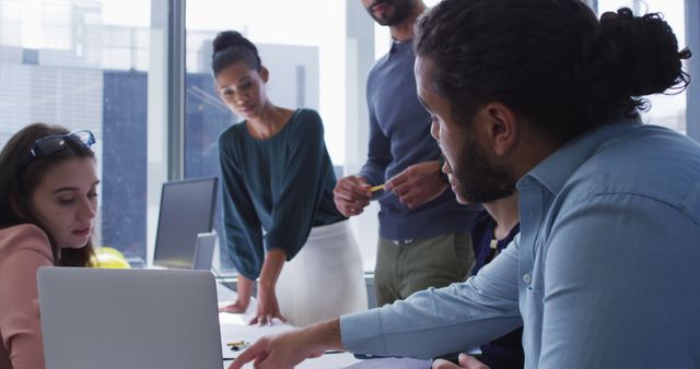 Multiracial Team Discussing Project in Modern Office - Download Free Stock Images Pikwizard.com