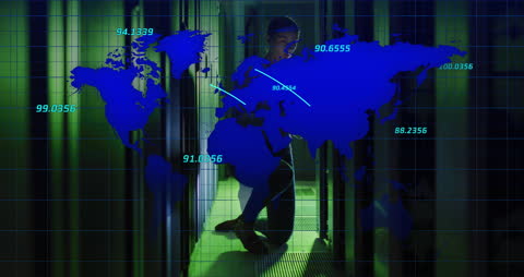 Data Visualization in Sports Network Technology Concept