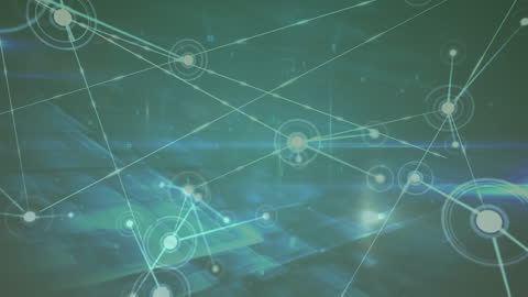 Abstract Global Networking Technology Connections Background