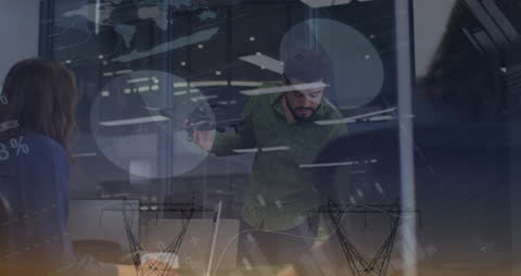 Diverse Business Team Discussing Data and Technology Solutions