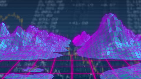 Digital Mountains in Virtual Landscape Data Animation