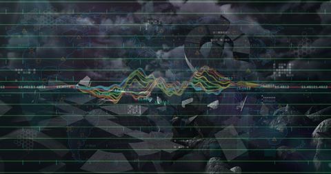 Global Financial Trends in Dynamic Digital Interface - Download Free Stock Images Pikwizard.com