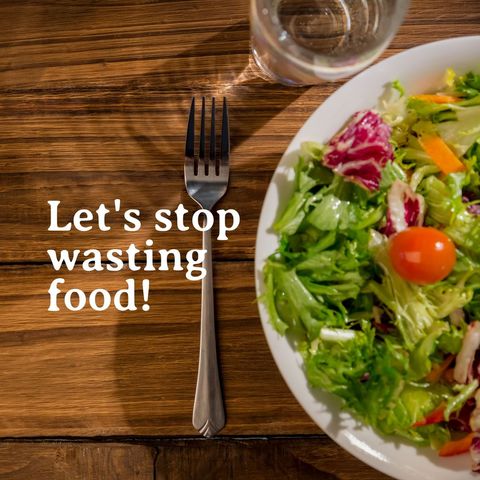 Healthy Eating Campaign: Stop Food Waste Awareness - Download Free Stock Templates Pikwizard.com