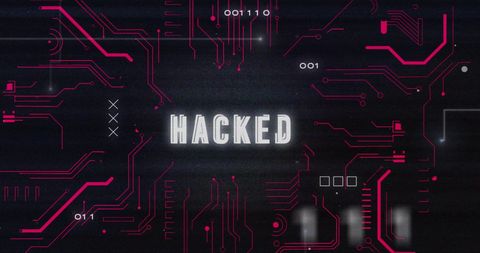 Digital Network Hack Concept with Circuit Board Patterns - Download Free Stock Images Pikwizard.com