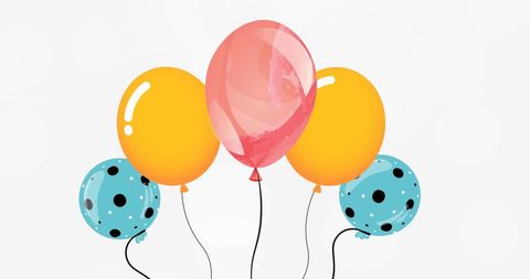 Colorful Party Balloons Celebrating Festive Occasion - Download Free Stock Images Pikwizard.com