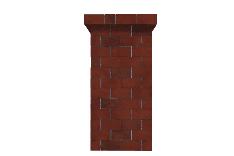 transparent brick chimney isolated on white background - Download Free Stock Videos Pikwizard.com