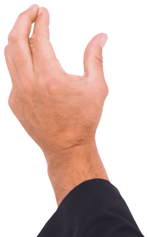Caucasian Man's Hand Using Virtual Interface on Transparent Background - Download Free Stock Videos Pikwizard.com
