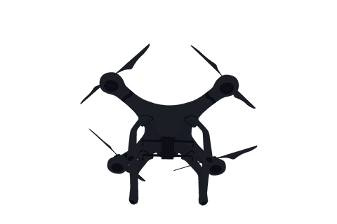 quadcopter drone illustration on transparent background - Download Free Stock Videos Pikwizard.com