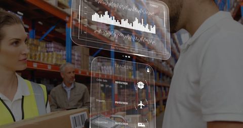 Modern warehouse management with advanced data algorithms