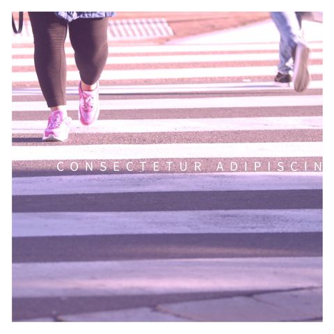 Pedestrian Steps on City Crosswalk Promoting Safety Awareness - Download Free Stock Templates Pikwizard.com