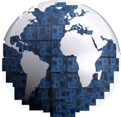 transparent global digital circuit world illustration - Download Free Stock Videos Pikwizard.com