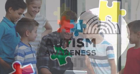 Children learns through technology: autism awareness