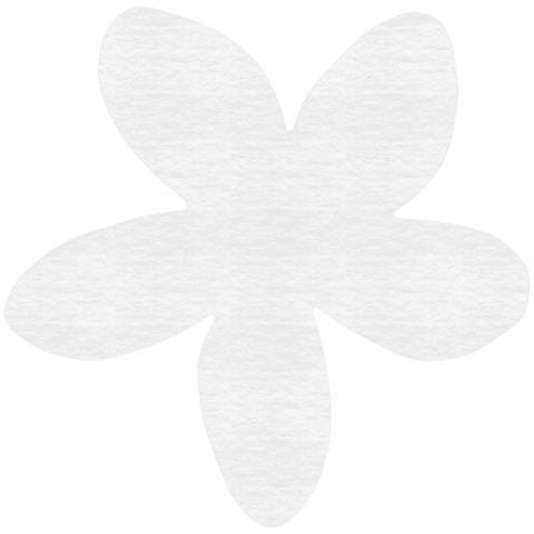 Transparent Flower Silhouette Design with Creative Potential