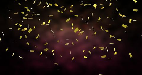 falling gold confetti on pink blur background - Download Free Stock Images Pikwizard.com