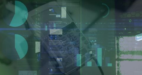 Digital Payment Processing with Data Analytics Overlay - Download Free Stock Images Pikwizard.com