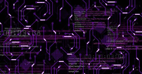 Abstract Data Processing Patterns in Digital Interface - Download Free Stock Images Pikwizard.com