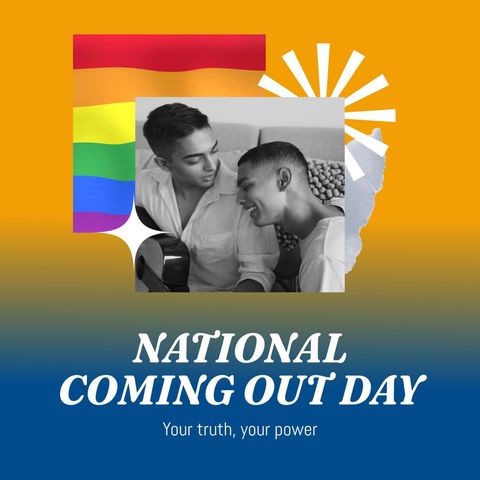 national coming out day celebration of love and diversity - Download Free Stock Templates Pikwizard.com