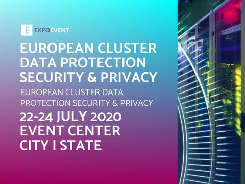 data security event promotion with futuristic server racks - Download Free Stock Templates Pikwizard.com