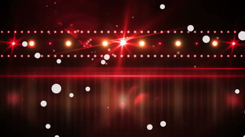 Vibrant Disco Lights with Floating Bokeh Effects