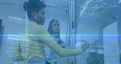 Innovative Team Collaborating on Financial Data Solutions