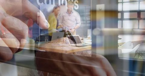 business innovation and digital interaction with smartwatch - Download Free Stock Images Pikwizard.com