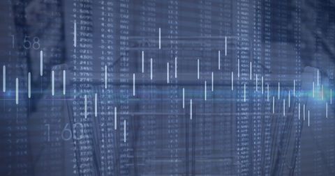 Abstract Digital Stock Market Chart with Financial Data - Download Free Stock Images Pikwizard.com