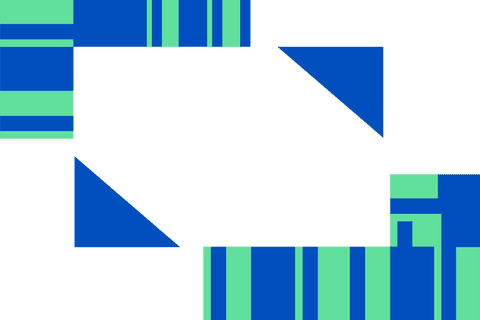 Transparent Symmetrical Blue Green Geometric Design - Download Free Stock Videos Pikwizard.com