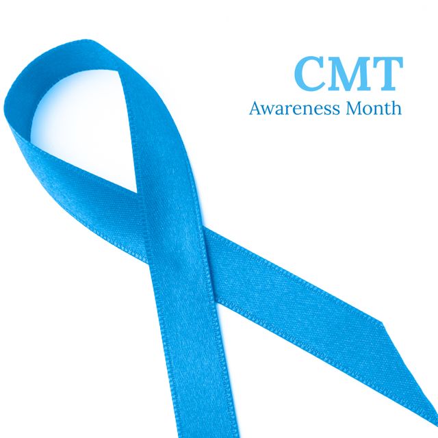 Blue Ribbon for CMT Awareness Month Campaign - Download Free Stock Templates Pikwizard.com