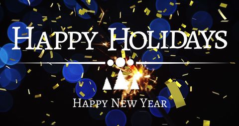 Festive Holiday and New Year Celebration with Confetti Background - Download Free Stock Images Pikwizard.com