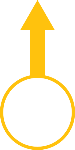 yellow circle arrow on transparent background illustration - Download Free Stock Videos Pikwizard.com