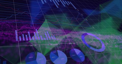 Dynamic Financial Data with Digital Interface Overlay - Download Free Stock Images Pikwizard.com